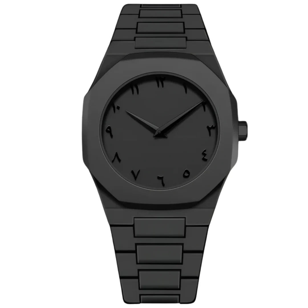 Black Arabic Aura Watch